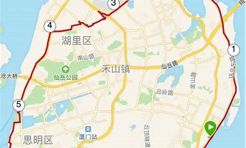 厦门环岛路骑行路线图_厦门环岛路骑行路线图片